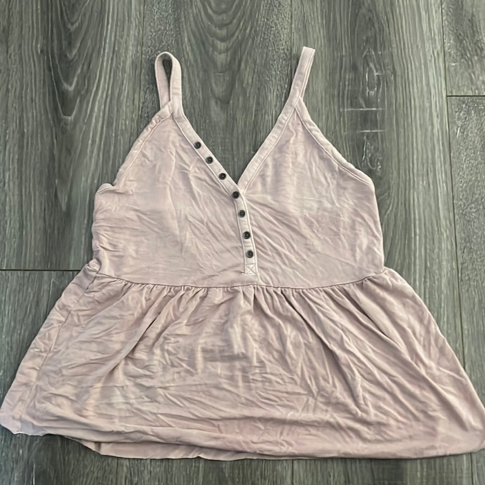 Blush pink American eagle tank top